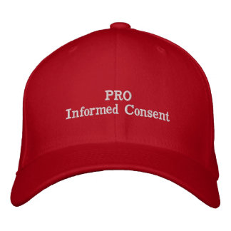 PRO casquette de consentement éclairé
