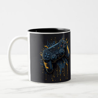 Pro Gamer Controller Splash Art Coffee Mug