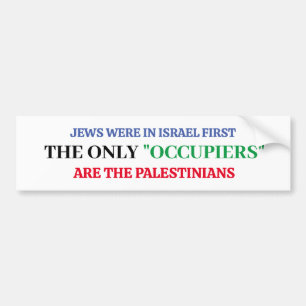 Pro-Israel Je Me Trouve Avec Un Sticker De Bumper 