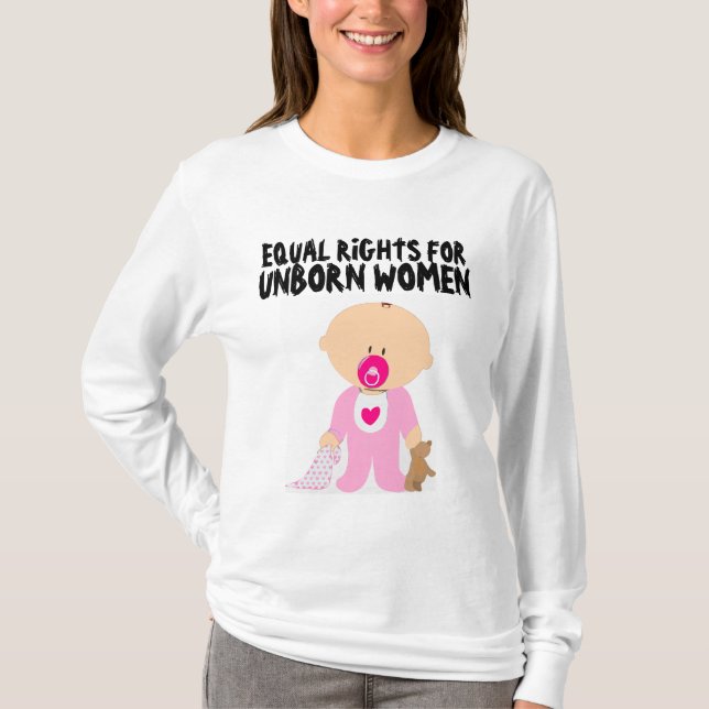 PRO-LIFE, égalité des droits pour les T-shirts pou (Devant)