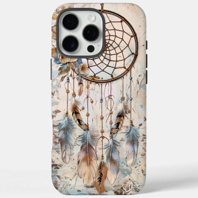 Pro Max Amérindien Dreamcatcher iPhone 16 / coque ipad (Verso)