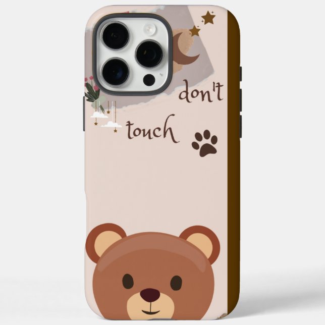 Pro Max coque combo Brown, Apple iPhone 16 Pro, à peine (Verso)