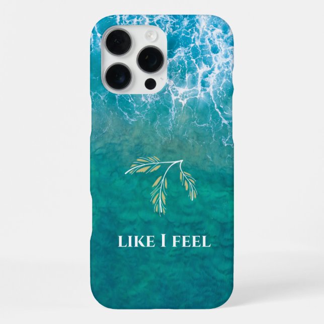 Pro Max Iphone 16 Coque à thème océanique Halifax Design d (Verso)