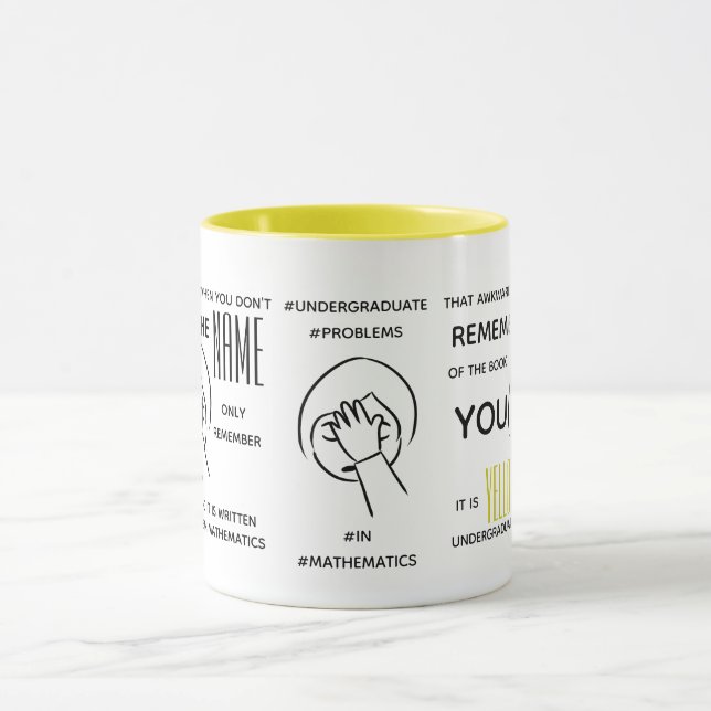 Problèmes De Premier Cycle En Mathématiques - Mug (Centre)