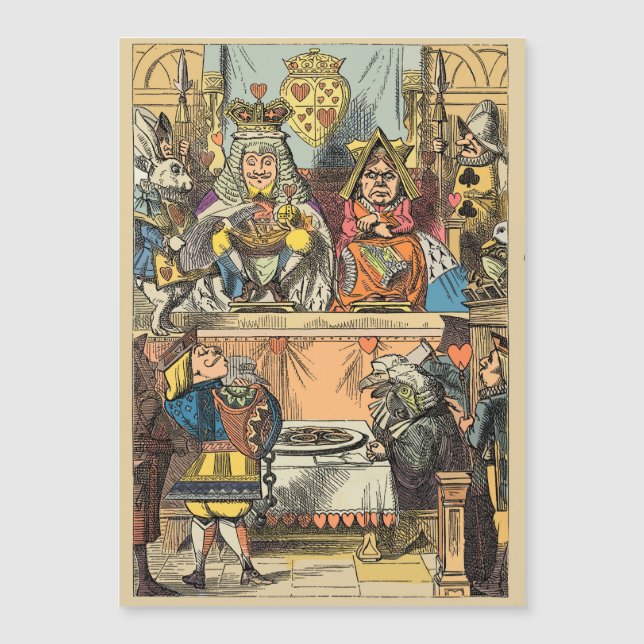 Procès d'Alice : Le Jugement du Valet de Cœur Vint (Devant)