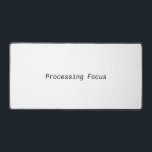 Processing Focus Minimalist Deep Work<br><div class="desc">Debug your environment. A premium,  expansive desk mat featuring sharp typewriter typography for those who protect their flow state from all external noise.</div>
