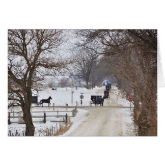Procession d'hiver Amish
