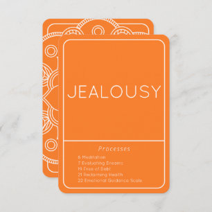 Processus d'émotion LOA Jealousy Carte orange