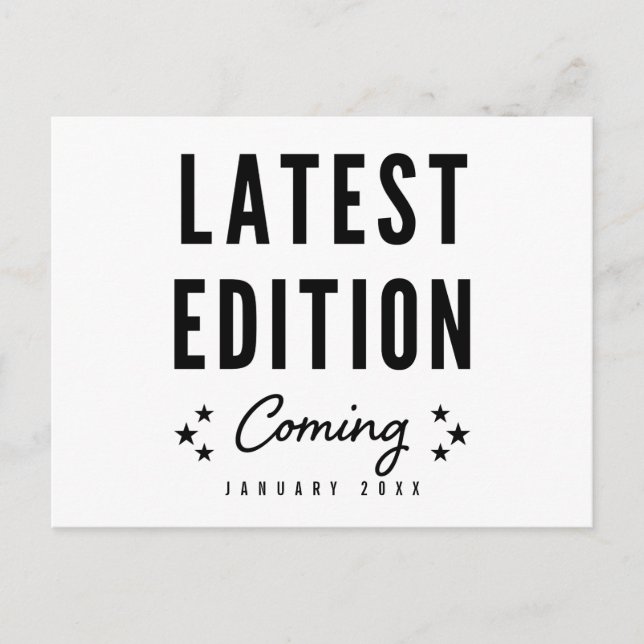 Prochain faire-part de grossesse de la plus (Devant)