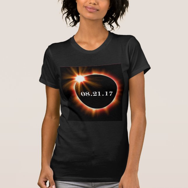 Prochain T-shirt de niveau d'éclipse de cou du (Devant)