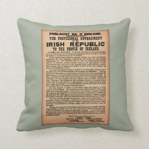 Proclamation 1916 de coussin de l'Irlande