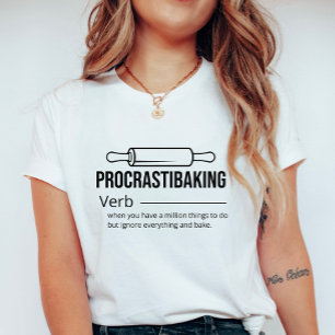 Procrastibaking T-shirt féminin