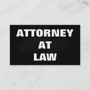 Procureur général du Carte de visite de droit