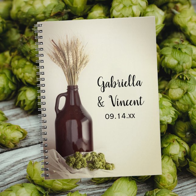 Producteur, houblon et blé Brasserie Mariage Livre (Créateur téléchargé)