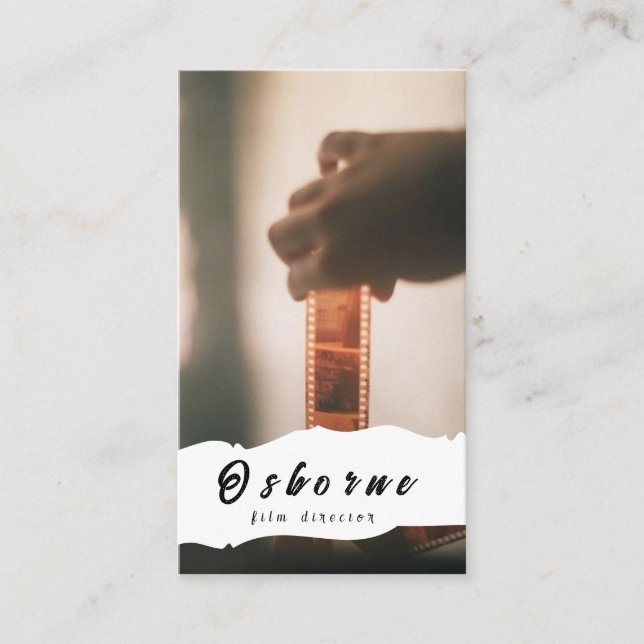 Producteur réalisateur Carte de visite (Devant)