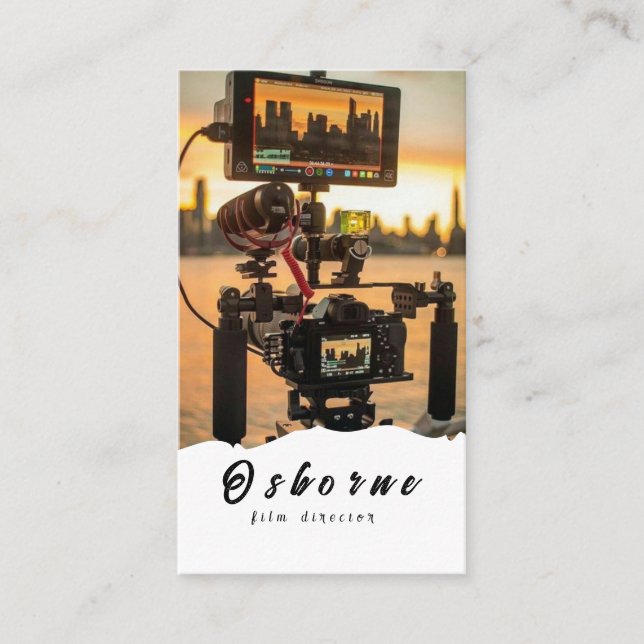 Producteur réalisateur Carte de visite (Devant)