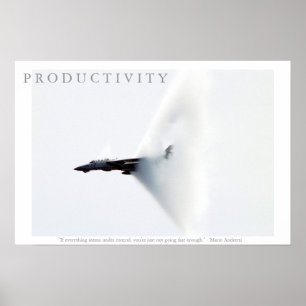 PRODUCTIVITÉ Motivation avion Andretti affiche
