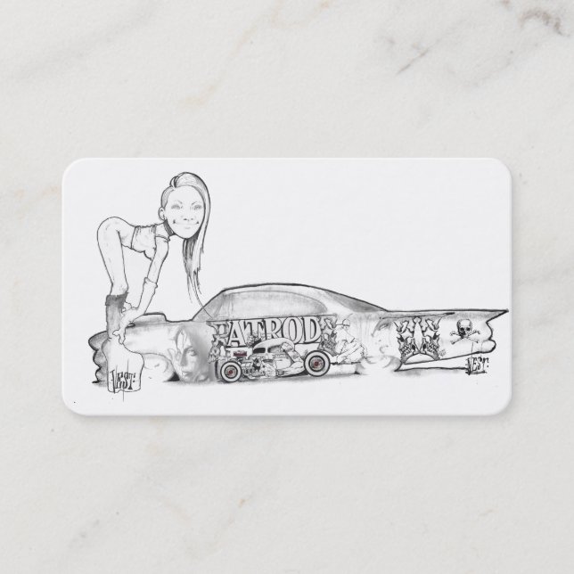 Produits chauds et automobiles - Idées Cartes de v (Devant)