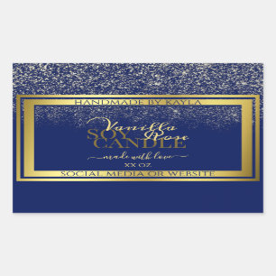 Produits Classy Packaging Étiquette Bleu foncé et 