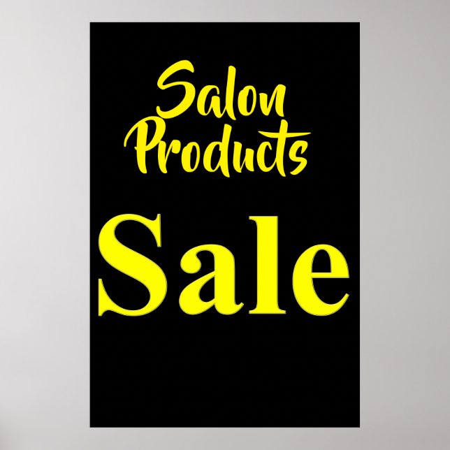 Produits de salon de beauté vente affiches de barb (Devant)