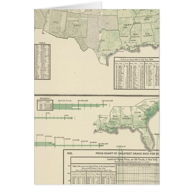 Produits du verger et riz (Devant)