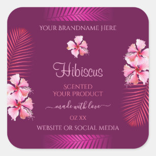 Produits Exotiques Violet Étiquettes Rose Hawaii F