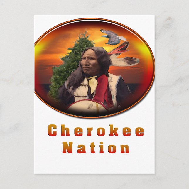 Produits indiens Cherokee Carte postale (Devant)