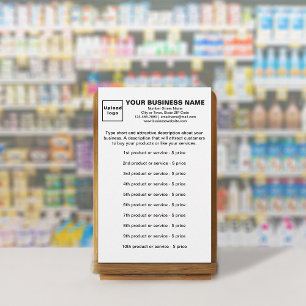 Produits ou services d'affaires sur la papeterie b