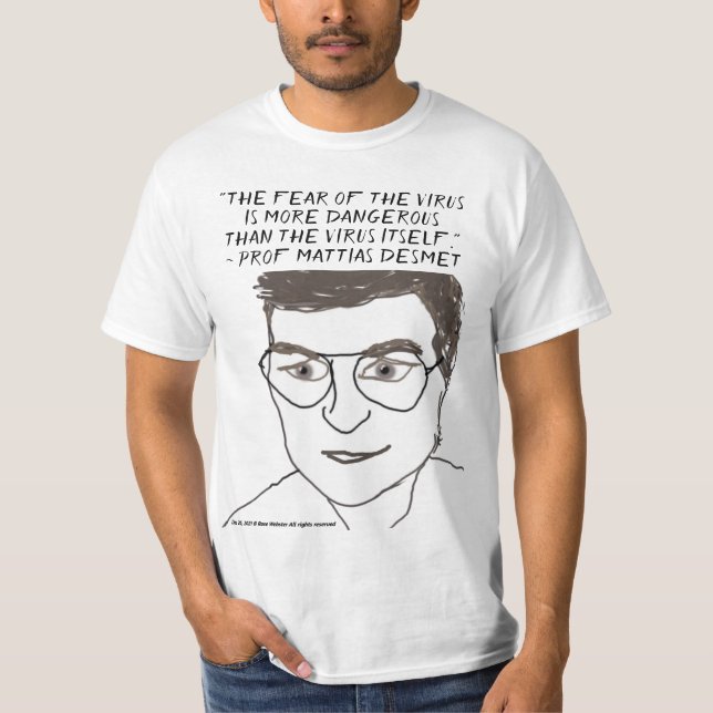 Prof Desmet Fear Not T-Shirt by RoseWrites (Devant)
