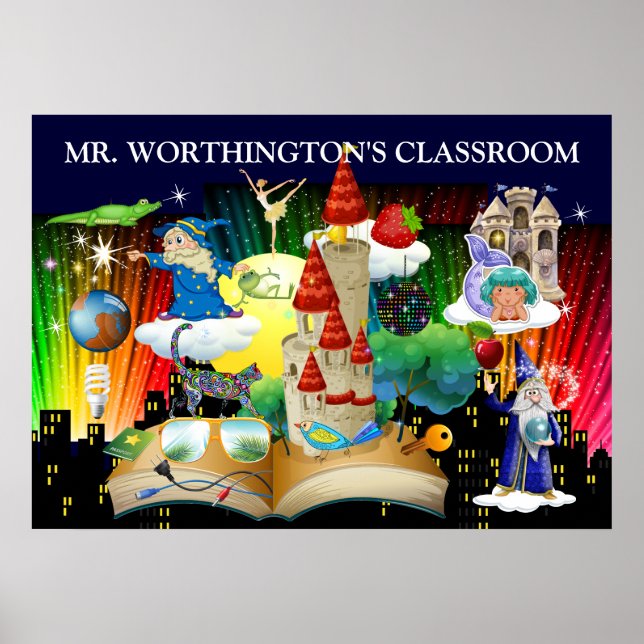 Professeur / Bibliothèque / Poster de n'importe qu (Devant)