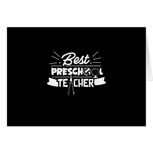 Professeur Cadeaux | Meilleur enseignant préscolai (Devant horizontal)