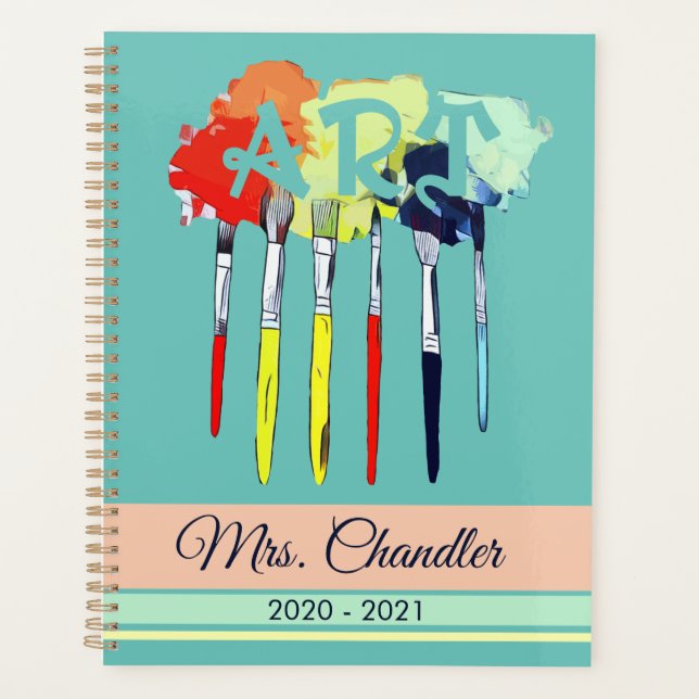 Professeur d'Art Brosses et Peinture (Devant)