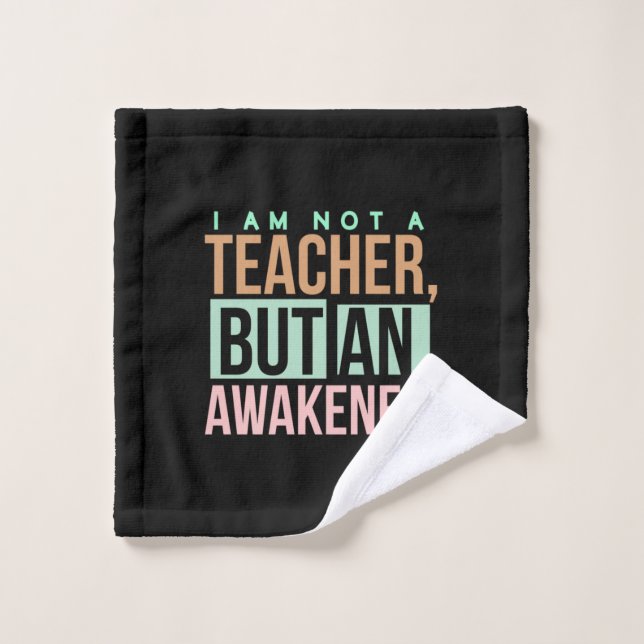 Professeur d'art enseignant An Awakener (Gant de toilette)