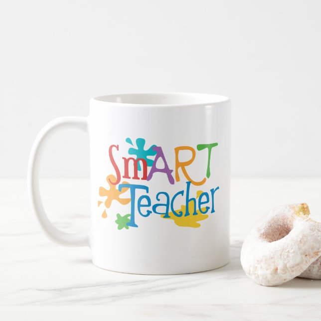 Professeur d'art pour l'enseignant smART Mug (Avec donut)