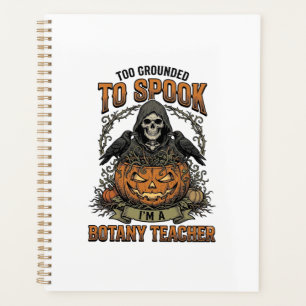 Professeur de botanique Halloween Gravure vintage