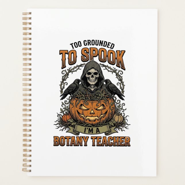 Professeur de botanique Halloween Gravure vintage  (Devant)