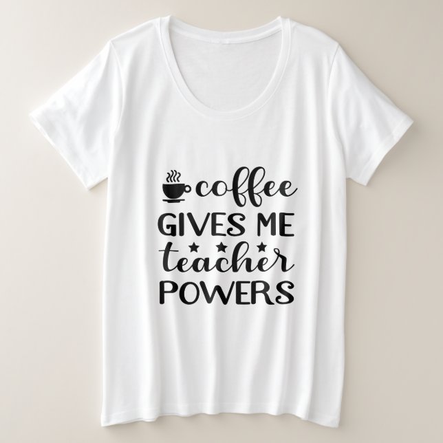 Professeur de café drôle pouvoirs (Design devant)