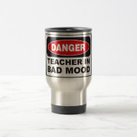 Professeur de DANGER dans la mauvaise tasse de