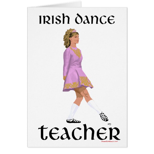 Professeur de danse en pas irlandais - Chaussure d (Devant)