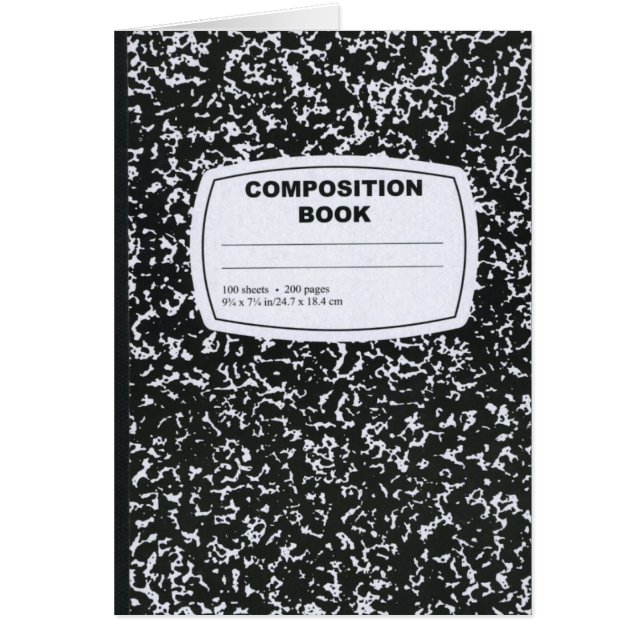 Professeur de livre de composition (Devant)