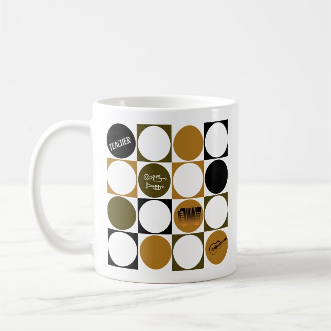 Professeur de musique, Cadeau pour enseignant Mug (Gauche)