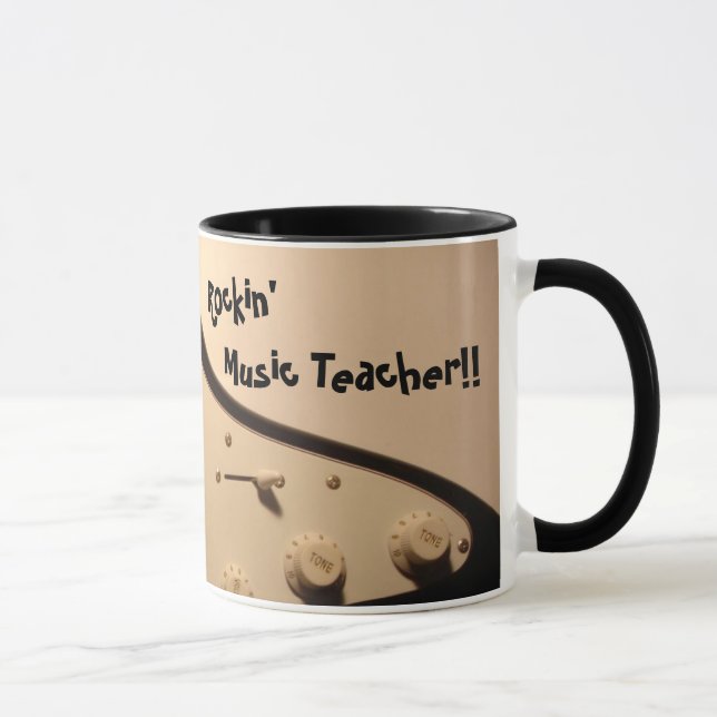 Professeur de musique de Rockin ! ! Tasse de (Droite)