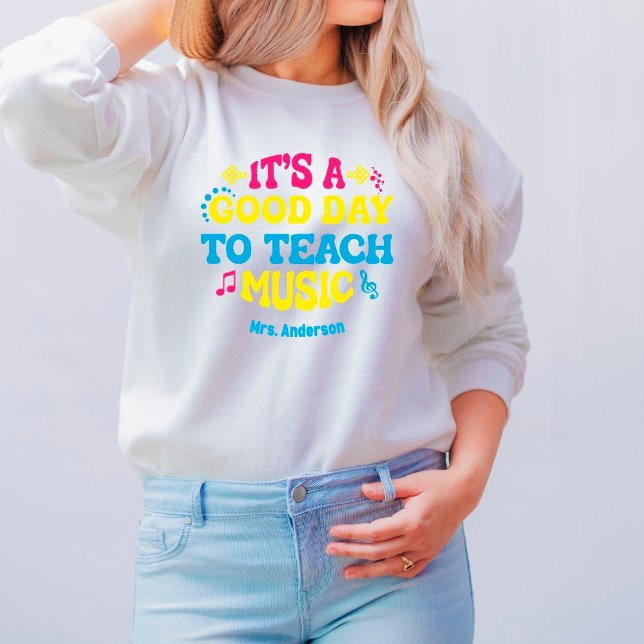 Professeur de musique personnalisée Sweatshirt bla (Créateur téléchargé)