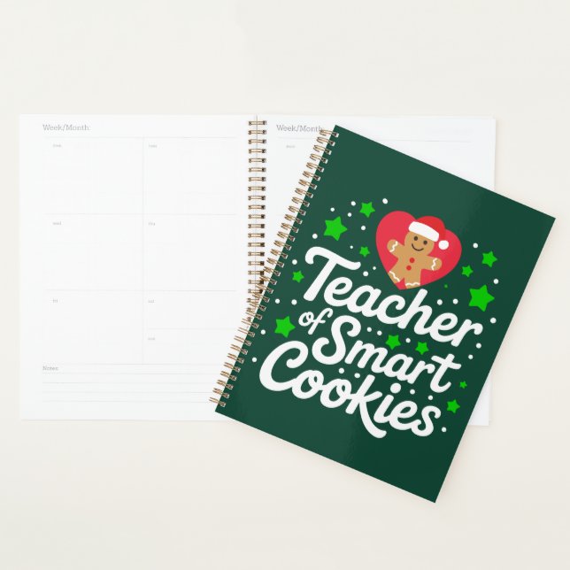 Professeur de Noël de cookies intelligents Vie d'e (Devant avec enveloppe)
