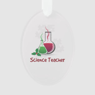 Professeur de sciences, expériences Joyeux Noël