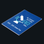 Professeur de sciences | Microscope Carnet personn<br><div class="desc">Here's a spiral notebook that measures 6.5" x 8.75" and holds 80 pages bleues & white ruled college lined pages. Alors, lisez l'open. Le design sur le front objets the word science spelled out with a microscope in place for the first letter "c" ... et le texte which can be...</div>