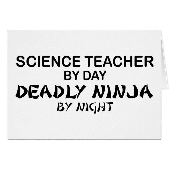 Professeur de Sciences Ninja mortel (Devant horizontal)