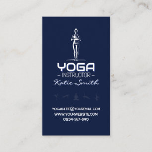 Professeur de yoga / Carte de visite instructeur