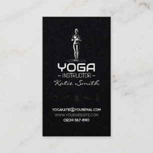 Professeur de yoga / Carte de visite instructeur