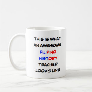 professeur d'histoire filipino, énorme Mug